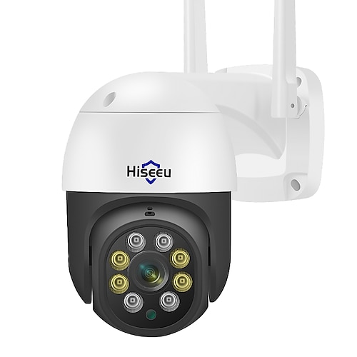

Hiseeu 8MP 4K PTZ WIFI IP Dome Camera 2MP 1080P Outdoor Waterproof Security Speed Camera SD Card Wireless IP Camera App iCsee