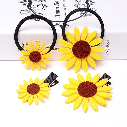 Kids Girls' Sweet Daily Sun Flower Floral Floral Hair Accessories Yellow
Kids Girls' Sweet Daily Sun Flower Floral Floral Hair Accessories Yellow