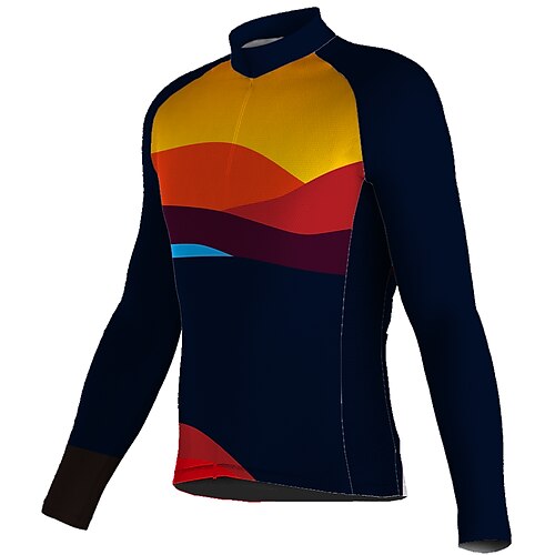 21Grams Men's Cycling Jersey Long Sleeve Bike Top with 3 Rear Pockets Mountain Bike MTB Road Bike Cycling Breathable Quick Dry Moisture Wicking Reflective Strips Orange Graphic Polyester Spandex
21Grams Men's Cycling Jersey Long Sleeve Bike Top with 3 Rear Pockets Mountain Bike MTB Road Bike Cycling Breathable Quick Dry Moisture Wicking Reflective Strips Orange Graphic Polyester Spandex