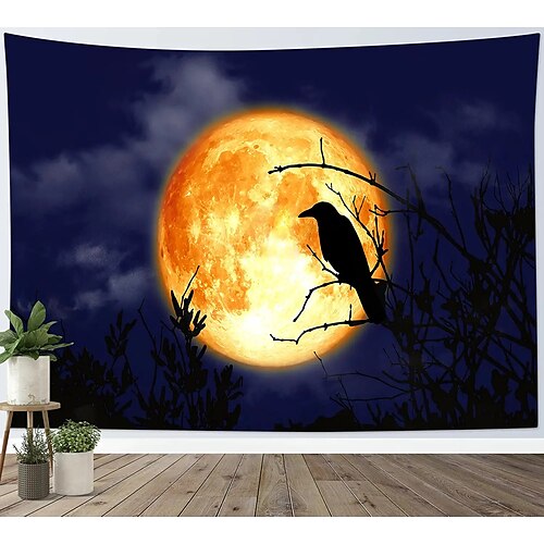 Halloween Party Wall Tapestry Art Decor Blanket Curtain Hanging Home Bedroom Living Room Decoration Polyester Pumpkin Bat Witch Castle
Halloween Party Wall Tapestry Art Decor Blanket Curtain Hanging Home Bedroom Living Room Decoration Polyester Pumpkin Bat Witch Castle