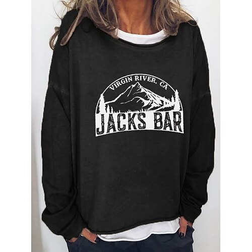Women's Pullover Crew Neck Letter Print Casual Daily Hot Stamping Basic Casual Hoodies Sweatshirts Loose Fit Black Khaki
Women's Pullover Crew Neck Letter Print Casual Daily Hot Stamping Basic Casual Hoodies Sweatshirts Loose Fit Black Khaki