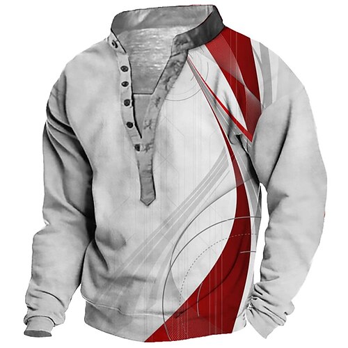 Men's Unisex Sweatshirt Pullover Button Up Hoodie Color Block Graphic Prints Print Casual Daily Sports 3D Print Streetwear Designer Casual Clothing Apparel Hoodies Sweatshirts Long Sleeve Gray
Men's Unisex Sweatshirt Pullover Button Up Hoodie Color Block Graphic Prints Print Casual Daily Sports 3D Print Streetwear Designer Casual Clothing Apparel Hoodies Sweatshirts Long Sleeve Gray