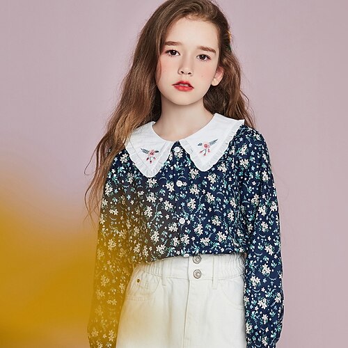 Kids Girls' Shirt Long Sleeve Floral Blue Red Children Tops Fall Winter Fashion Adorable School Daily Regular Fit 2-12 Years
Kids Girls' Shirt Long Sleeve Floral Blue Red Children Tops Fall Winter Fashion Adorable School Daily Regular Fit 2-12 Years