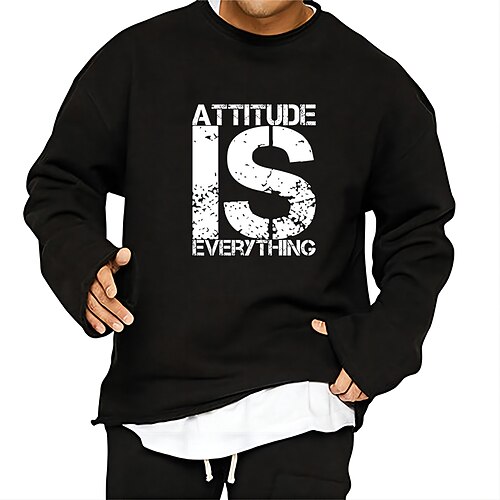 Men's Sweatshirt Letter Print Sports Outdoor Casual Sports Hot Stamping Basic Sportswear Casual Clothing Apparel Hoodies Sweatshirts Long Sleeve Black / Spring / Fall
Men's Sweatshirt Letter Print Sports Outdoor Casual Sports Hot Stamping Basic Sportswear Casual Clothing Apparel Hoodies Sweatshirts Long Sleeve Black / Spring / Fall