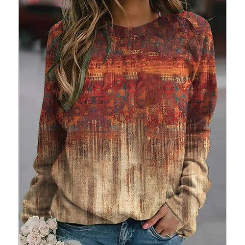Women's Sweatshirt Pullover Crew Neck Tie Dye Print Casual Sports 3D Print Active Hip Hop Hoodies Sweatshirts Red
Women's Sweatshirt Pullover Crew Neck Tie Dye Print Casual Sports 3D Print Active Hip Hop Hoodies Sweatshirts Red