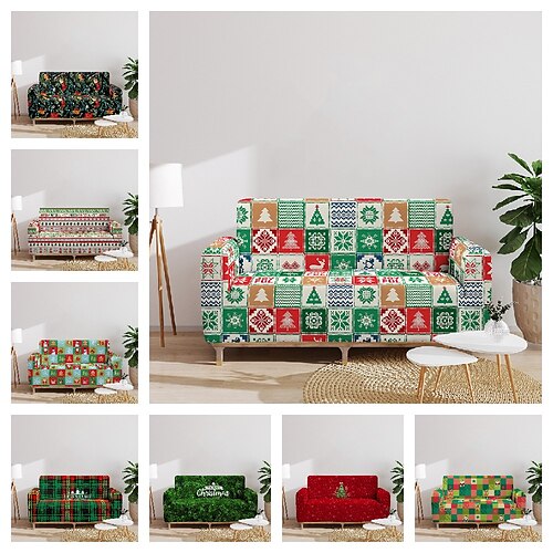 Christmas Sofa Cover Stretch Slipcovers Durable Couch Cover for 3 Seater L Shape Sofa Spandex Fabric Washable Furniture Protector
Christmas Sofa Cover Stretch Slipcovers Durable Couch Cover for 3 Seater L Shape Sofa Spandex Fabric Washable Furniture Protector