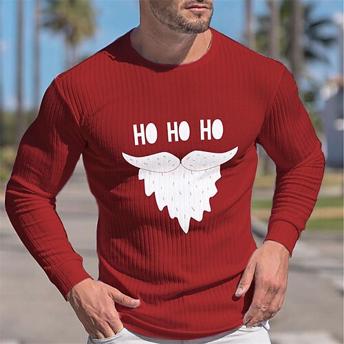 Men's T shirt Tee Graphic Cartoon Crew Neck Red Hot Stamping Street Daily Long Sleeve Print Clothing Apparel Fashion Designer Casual Comfortable / Sports
Men's T shirt Tee Graphic Cartoon Crew Neck Red Hot Stamping Street Daily Long Sleeve Print Clothing Apparel Fashion Designer Casual Comfortable / Sports