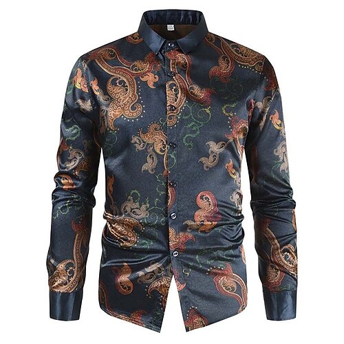 Men's Shirt Graphic Shirt Floral Turndown Navy Blue 3D Print Outdoor Street Button-Down Print Clothing Apparel Fashion Designer Casual Breathable / Long Sleeve / Long Sleeve
Men's Shirt Graphic Shirt Floral Turndown Navy Blue 3D Print Outdoor Street Button-Down Print Clothing Apparel Fashion Designer Casual Breathable / Long Sleeve / Long Sleeve