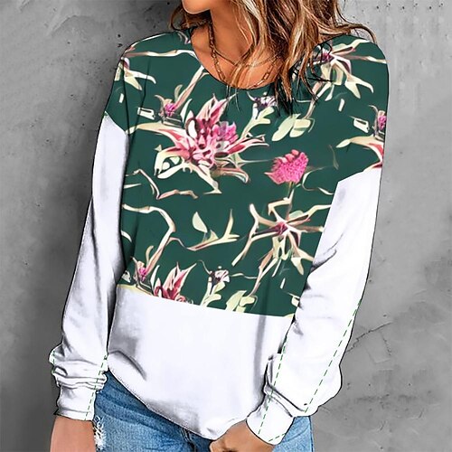 Women's Sweatshirt Pullover Retro Green Graphic Geometric Tie Dye Casual Round Neck Long Sleeve S M L XL 2XL 3XL / Winter
Women's Sweatshirt Pullover Retro Green Graphic Geometric Tie Dye Casual Round Neck Long Sleeve S M L XL 2XL 3XL / Winter