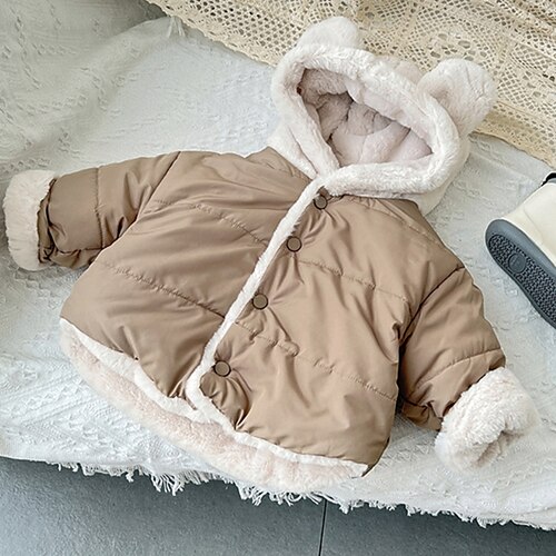 Kids Unisex Coat Outerwear Cartoon Plain Long Sleeve Coat Daily Active Cute Pink Sky Blue Brown Winter Fall 2-6 Years
Kids Unisex Coat Outerwear Cartoon Plain Long Sleeve Coat Daily Active Cute Pink Sky Blue Brown Winter Fall 2-6 Years