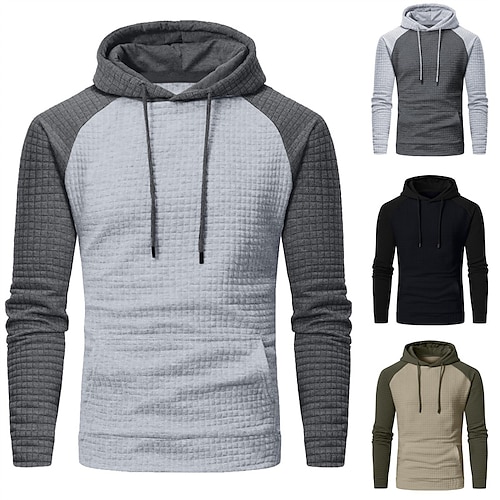 Men's Hoodie Green Khaki Light Grey Dark Gray Black Hooded Color Block Sports & Outdoor Streetwear Cool Casual Big and Tall Winter Fall Clothing Apparel Hoodies Sweatshirts Long Sleeve / Spring
Men's Hoodie Green Khaki Light Grey Dark Gray Black Hooded Color Block Sports & Outdoor Streetwear Cool Casual Big and Tall Winter Fall Clothing Apparel Hoodies Sweatshirts Long Sleeve / Spring