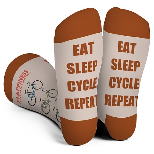 Socks Cycling Socks Men's Women's Bike / Cycling Breathable Soft Comfortable 1 Pair Graphic Cotton Khaki S M L / Stretchy
Socks Cycling Socks Men's Women's Bike / Cycling Breathable Soft Comfortable 1 Pair Graphic Cotton Khaki S M L / Stretchy