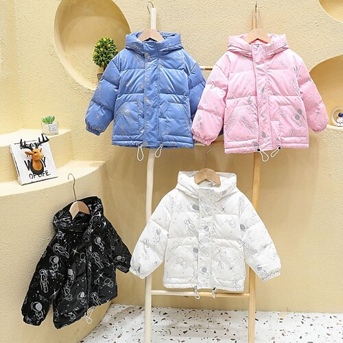 Kids Boys Down Coat Outerwear Cartoon Long Sleeve Coat Daily Cotton Active Adorable Black Blue Pink Winter Fall 2-8 Years
Kids Boys Down Coat Outerwear Cartoon Long Sleeve Coat Daily Cotton Active Adorable Black Blue Pink Winter Fall 2-8 Years