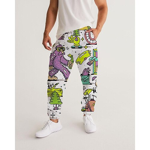Men's Sweatpants Joggers Trousers Drawstring Elastic Waist 3D Print Graphic Prints Comfort Breathable Sports Outdoor Casual Daily Streetwear Designer Green Micro-elastic / Elasticity
Men's Sweatpants Joggers Trousers Drawstring Elastic Waist 3D Print Graphic Prints Comfort Breathable Sports Outdoor Casual Daily Streetwear Designer Green Micro-elastic / Elasticity