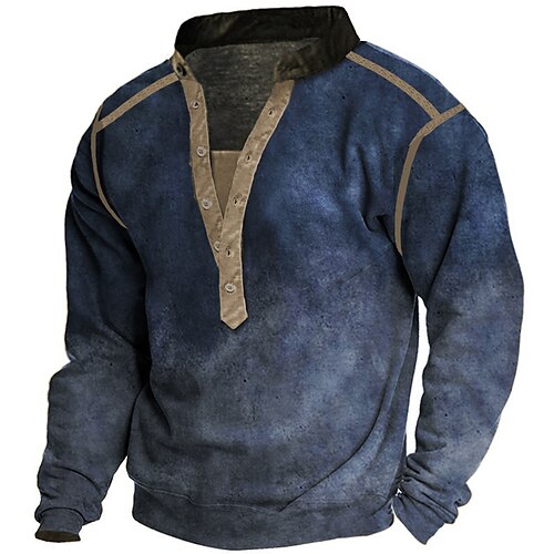 Men's Unisex Sweatshirt Pullover Button Up Hoodie Color Block Print Casual Daily Sports 3D Print Streetwear Designer Casual Clothing Apparel Hoodies Sweatshirts Long Sleeve Navy Blue
Men's Unisex Sweatshirt Pullover Button Up Hoodie Color Block Print Casual Daily Sports 3D Print Streetwear Designer Casual Clothing Apparel Hoodies Sweatshirts Long Sleeve Navy Blue