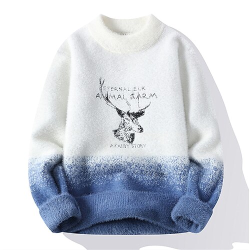 Men's Sweater Pullover Sweater jumper Jumper Crochet Knit Cropped Knitted Color Block Turtleneck Stylish Casual Daily Going out Spring Fall Green Blue M L XL / Winter / Long Sleeve / Winter / Weekend
Men's Sweater Pullover Sweater jumper Jumper Crochet Knit Cropped Knitted Color Block Turtleneck Stylish Casual Daily Going out Spring Fall Green Blue M L XL / Winter / Long Sleeve / Winter / Weekend
