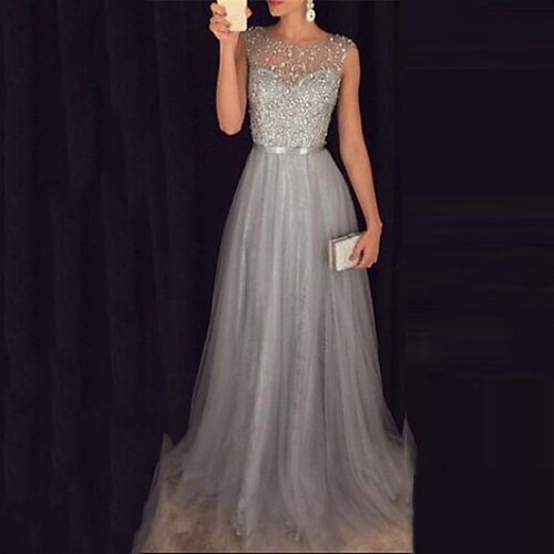 Women's Party Dress Sequin Dress Maxi long Dress Gray Sleeveless Pure Color Sequins Mesh Fall Winter Crew Neck Elegant Formal 2022 S M L XL
Women's Party Dress Sequin Dress Maxi long Dress Gray Sleeveless Pure Color Sequins Mesh Fall Winter Crew Neck Elegant Formal 2022 S M L XL