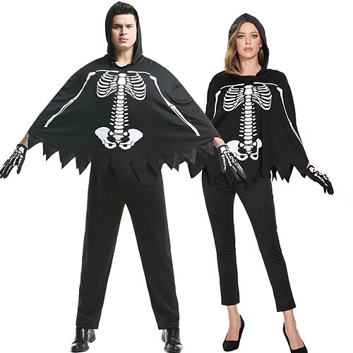 Cosplay Bat Skeleton / Skull Outfits Couples' Costumes Unisex Movie Cosplay Cosplay Costume Party Black Costume Halloween Carnival Masquerade Polyester
Cosplay Bat Skeleton / Skull Outfits Couples' Costumes Unisex Movie Cosplay Cosplay Costume Party Black Costume Halloween Carnival Masquerade Polyester