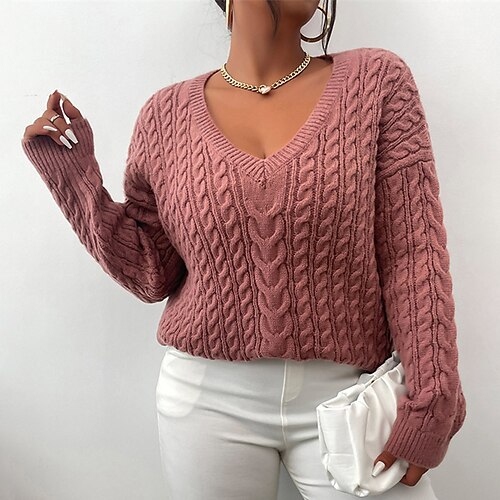 Women's Plus Size Tops Pullover Sweatshirt Hoodie Sweatshirt Plain Long Sleeve V Neck Casual Daily Vacation Polyester Fall Winter Pink
Women's Plus Size Tops Pullover Sweatshirt Hoodie Sweatshirt Plain Long Sleeve V Neck Casual Daily Vacation Polyester Fall Winter Pink