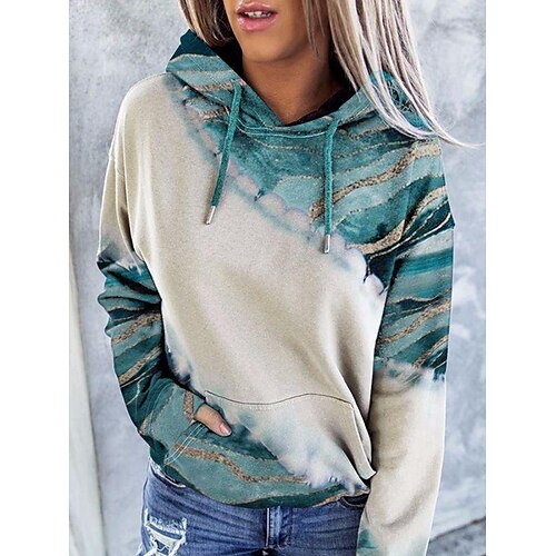 Women's Pullover Hoodie Sweatshirt Pullover Graphic Abstract Front Pocket Print Daily Sports 3D Print Active Streetwear Clothing Apparel Hoodies Sweatshirts Green
Women's Pullover Hoodie Sweatshirt Pullover Graphic Abstract Front Pocket Print Daily Sports 3D Print Active Streetwear Clothing Apparel Hoodies Sweatshirts Green