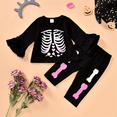 Kids Girls' PantsSet Clothing Set 2 Pieces Long Sleeve Black Gray Abstract Street Vacation Comfort Daily 2-6 Years
Kids Girls' PantsSet Clothing Set 2 Pieces Long Sleeve Black Gray Abstract Street Vacation Comfort Daily 2-6 Years
