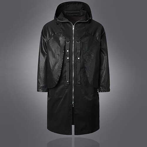 Men's Winter Jacket Cloak / Capes Daily Fall Winter Regular Coat Regular Fit Breathable Casual Trendy Jacket Long Sleeve Print Solid Color Oversize Black
Men's Winter Jacket Cloak / Capes Daily Fall Winter Regular Coat Regular Fit Breathable Casual Trendy Jacket Long Sleeve Print Solid Color Oversize Black
