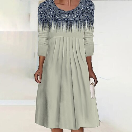 Women's Casual Dress Midi Dress Midi Dress Dark Blue Long Sleeve Floral Color Block Ruched Print Fall Winter Round Neck Casual 2022 S M L XL XXL 3XL 4XL 5XL 6XL
Women's Casual Dress Midi Dress Midi Dress Dark Blue Long Sleeve Floral Color Block Ruched Print Fall Winter Round Neck Casual 2022 S M L XL XXL 3XL 4XL 5XL 6XL