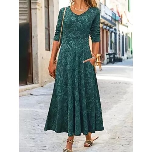 Women's Print Dress Midi Dress Green Red Long Sleeve Tropical Patchwork Print Fall Winter V Neck Elegant Mature 2022 M L XL 2XL 3XL 4XL
Women's Print Dress Midi Dress Green Red Long Sleeve Tropical Patchwork Print Fall Winter V Neck Elegant Mature 2022 M L XL 2XL 3XL 4XL