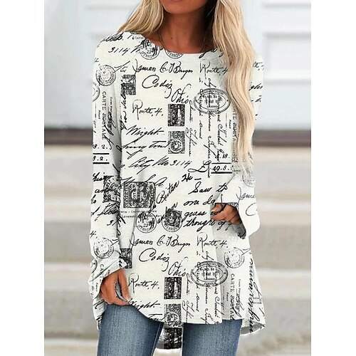 Women's Shirt Cat Tie Dye Daily Weekend 3D Cat Shirt Long Sleeve Print Round Neck Ethnic Streetwear White Blue Orange S / 3D Print
Women's Shirt Cat Tie Dye Daily Weekend 3D Cat Shirt Long Sleeve Print Round Neck Ethnic Streetwear White Blue Orange S / 3D Print