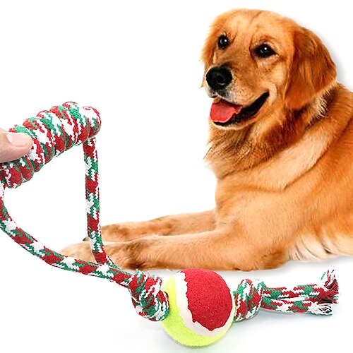 2022 Hot Sale Toys Dogs Bite Resistant Cotton Ropes Double Knotted Tennis Balls christmas dog toy
2022 Hot Sale Toys Dogs Bite Resistant Cotton Ropes Double Knotted Tennis Balls christmas dog toy