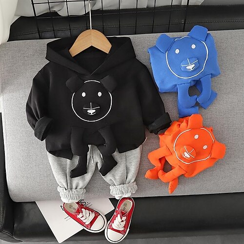 2 Pieces Kids Boys Hoodie & Pants Clothing Set Outfit Solid Color Long Sleeve Cotton Set Street Active Cool Winter Fall 1-5 Years Black Blue Orange
2 Pieces Kids Boys Hoodie & Pants Clothing Set Outfit Solid Color Long Sleeve Cotton Set Street Active Cool Winter Fall 1-5 Years Black Blue Orange