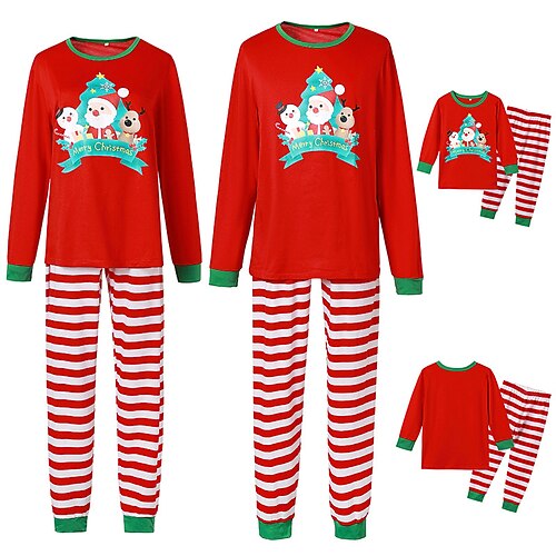 Family Look Christmas Pajamas Deer Striped Home Red Long Sleeve Daily Matching Outfits
Family Look Christmas Pajamas Deer Striped Home Red Long Sleeve Daily Matching Outfits
