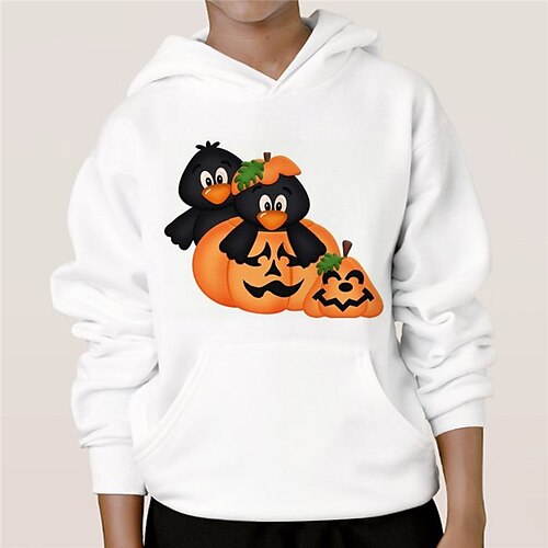 Kids Boys Halloween Hoodie Pumpkin Outdoor 3D Print Long Sleeve Pocket Active 3-13 Years Winter White
Kids Boys Halloween Hoodie Pumpkin Outdoor 3D Print Long Sleeve Pocket Active 3-13 Years Winter White