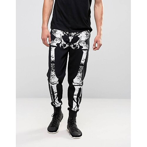 Men's Skeleton Sweat Pants Sweatpants Joggers Trousers Drawstring Elastic Waist 3D Print Skull Graphic Prints Comfort Breathable Sports Outdoor Casual Daily Streetwear Stylish Black Micro-elastic
Men's Skeleton Sweat Pants Sweatpants Joggers Trousers Drawstring Elastic Waist 3D Print Skull Graphic Prints Comfort Breathable Sports Outdoor Casual Daily Streetwear Stylish Black Micro-elastic