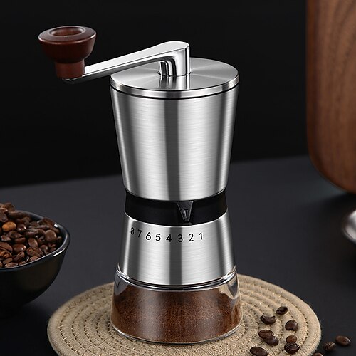 Hand-cranked Coffee Grinder Hand Grinding Removable Portable Grinder Coffee Machine Ceramic Grinding Core Thickness Can Grind Beans
Hand-cranked Coffee Grinder Hand Grinding Removable Portable Grinder Coffee Machine Ceramic Grinding Core Thickness Can Grind Beans