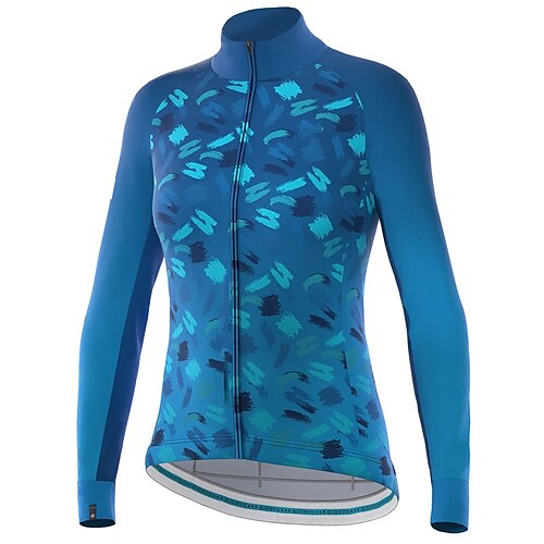 21Grams Women's Cycling Jersey Long Sleeve Bike Top with 3 Rear Pockets Mountain Bike MTB Road Bike Cycling Breathable Quick Dry Moisture Wicking Reflective Strips Blue Graffiti Polyester Spandex
21Grams Women's Cycling Jersey Long Sleeve Bike Top with 3 Rear Pockets Mountain Bike MTB Road Bike Cycling Breathable Quick Dry Moisture Wicking Reflective Strips Blue Graffiti Polyester Spandex
