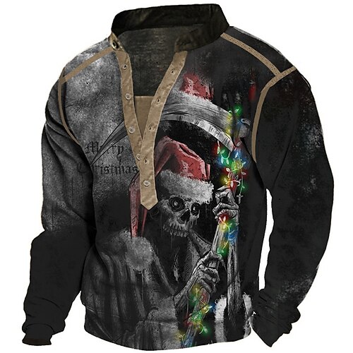 Men's Unisex Sweatshirt Pullover Button Up Hoodie Skull Graphic Prints Skeleton Print Christmas Casual Daily 3D Print Streetwear Designer Casual Clothing Apparel Hoodies Sweatshirts Long Sleeve Black
Men's Unisex Sweatshirt Pullover Button Up Hoodie Skull Graphic Prints Skeleton Print Christmas Casual Daily 3D Print Streetwear Designer Casual Clothing Apparel Hoodies Sweatshirts Long Sleeve Black