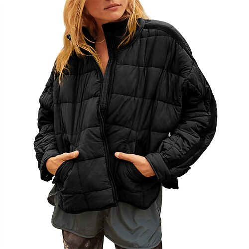 Women's Winter Jacket Winter Coat Parka Windproof Warm Outdoor Street Daily Vacation Zipper Pocket Zipper Stand Collar Modern Street Style Solid Color Regular Fit Outerwear Long Sleeve Winter Fall
Women's Winter Jacket Winter Coat Parka Windproof Warm Outdoor Street Daily Vacation Zipper Pocket Zipper Stand Collar Modern Street Style Solid Color Regular Fit Outerwear Long Sleeve Winter Fall