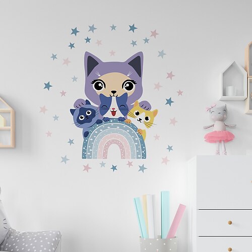 Animals / Cartoon Wall Stickers Living Room / Kids Room & kindergarten, Removable / Pre-pasted PVC Home Decoration Wall Decal 1pc
Animals / Cartoon Wall Stickers Living Room / Kids Room & kindergarten, Removable / Pre-pasted PVC Home Decoration Wall Decal 1pc