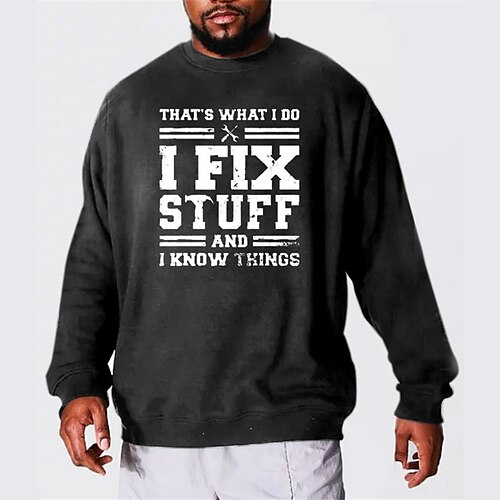 Herre Plusstørrelser Sweatshirt Stor og høj Bogstaver Rund hals Langærmet Forår & Vinter Basale Designer Plusstørrelse Afslappet Daglig Sport Toppe
Herre Plusstørrelser Sweatshirt Stor og høj Bogstaver Rund hals Langærmet Forår & Vinter Basale Designer Plusstørrelse Afslappet Daglig Sport Toppe
