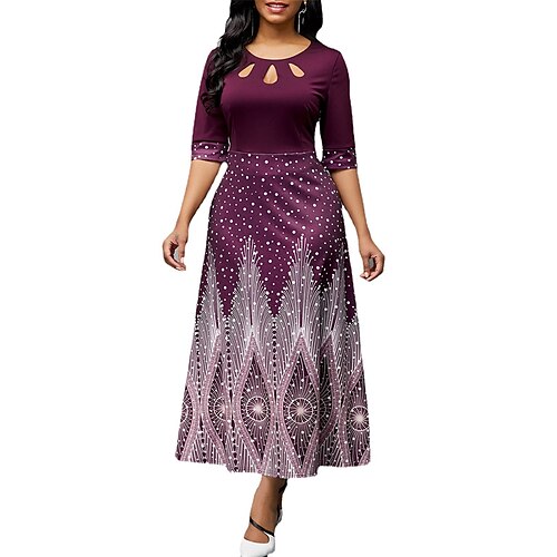 Women's Casual Dress Swing Dress Long Dress Maxi Dress Green Blue Purple Long Sleeve Hollow Out Spring Summer Crew Neck Fashion Winter Dress Fall Dress Slim 2022 S M L XL 2XL 3XL 4XL 5XL
Women's Casual Dress Swing Dress Long Dress Maxi Dress Green Blue Purple Long Sleeve Hollow Out Spring Summer Crew Neck Fashion Winter Dress Fall Dress Slim 2022 S M L XL 2XL 3XL 4XL 5XL