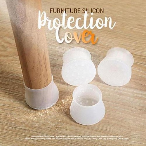 

20pcs Silicone Furniture Legs Protector Chairs Desk Table Legs Feet Pad Cover Floor Protector Silicon Chair Leg Protector
