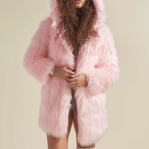 Women's Coat Street Daily Holiday Fall Winter Regular Coat Regular Fit Windproof Warm Breathable Streetwear Stylish Casual Jacket Long Sleeve non-printing Solid Color with Pockets Pink
Women's Coat Street Daily Holiday Fall Winter Regular Coat Regular Fit Windproof Warm Breathable Streetwear Stylish Casual Jacket Long Sleeve non-printing Solid Color with Pockets Pink