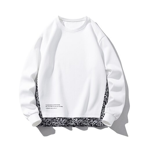 Men's Sweatshirt Pullover Dark Gray White Black Crew Neck Solid Color Sports & Outdoor Streetwear Casual Big and Tall Essential Winter Fall Clothing Apparel Hoodies Sweatshirts Long Sleeve / Spring
Men's Sweatshirt Pullover Dark Gray White Black Crew Neck Solid Color Sports & Outdoor Streetwear Casual Big and Tall Essential Winter Fall Clothing Apparel Hoodies Sweatshirts Long Sleeve / Spring