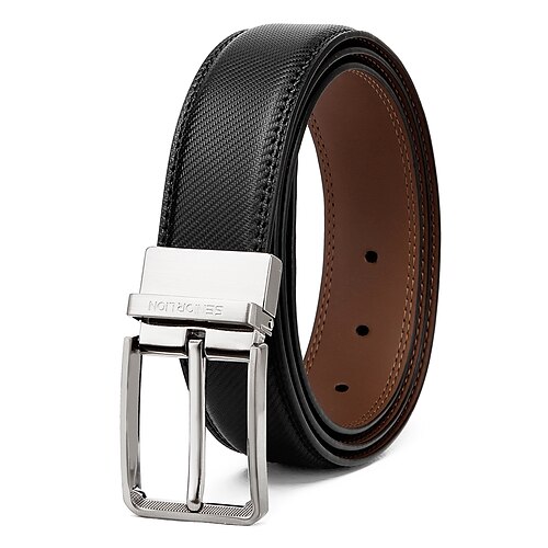 Men's Unisex Leather Belt Cowhide Prong Buckle Plain Casual Cowboy Gift Daily Dark Gray Silver
Men's Unisex Leather Belt Cowhide Prong Buckle Plain Casual Cowboy Gift Daily Dark Gray Silver