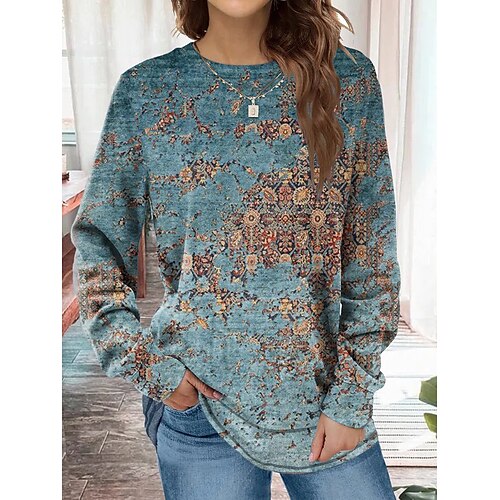 Women's Sweatshirt Pullover Graphic Print Daily Sports 3D Print Active Streetwear Clothing Apparel Hoodies Sweatshirts Blue
Women's Sweatshirt Pullover Graphic Print Daily Sports 3D Print Active Streetwear Clothing Apparel Hoodies Sweatshirts Blue