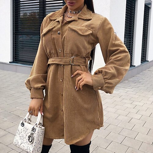Damen blusenkleid Minikleid Grün Khaki Weiß Langarm Einfarbig Taste Winter Herbst Hemdkragen Modern 2022 S M L XL XXL
Damen blusenkleid Minikleid Grün Khaki Weiß Langarm Einfarbig Taste Winter Herbst Hemdkragen Modern 2022 S M L XL XXL