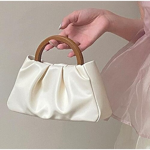 Women's Evening Bag Top Handle Bag PU Leather Party / Evening Daily Date White
Women's Evening Bag Top Handle Bag PU Leather Party / Evening Daily Date White