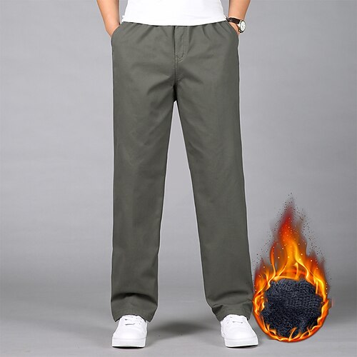 Men's Cargo Pants Fleece Pants Trousers Casual Pants Elastic Waist Multi Pocket Straight Leg Solid Color Comfort Breathable Full Length Casual Daily Going out 100% Cotton Sports Stylish ArmyGreen
Men's Cargo Pants Fleece Pants Trousers Casual Pants Elastic Waist Multi Pocket Straight Leg Solid Color Comfort Breathable Full Length Casual Daily Going out 100% Cotton Sports Stylish ArmyGreen
