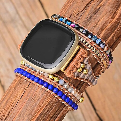 1PC Smart Watch Band Compatible with Fitbit Versa 3 / Sense Versa 2 / Versa / Versa Lite Fabric Smartwatch Strap Handmade Adjustable Breathable Handmade Braided Rope Replacement Wristband
1PC Smart Watch Band Compatible with Fitbit Versa 3 / Sense Versa 2 / Versa / Versa Lite Fabric Smartwatch Strap Handmade Adjustable Breathable Handmade Braided Rope Replacement Wristband